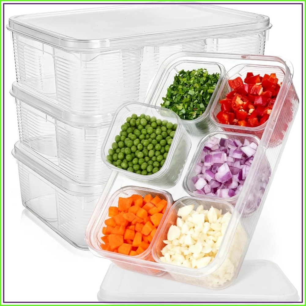 Meal Prep Veggie - 28 Parçalı Buzdolabı Düzenleyici Seti, 24