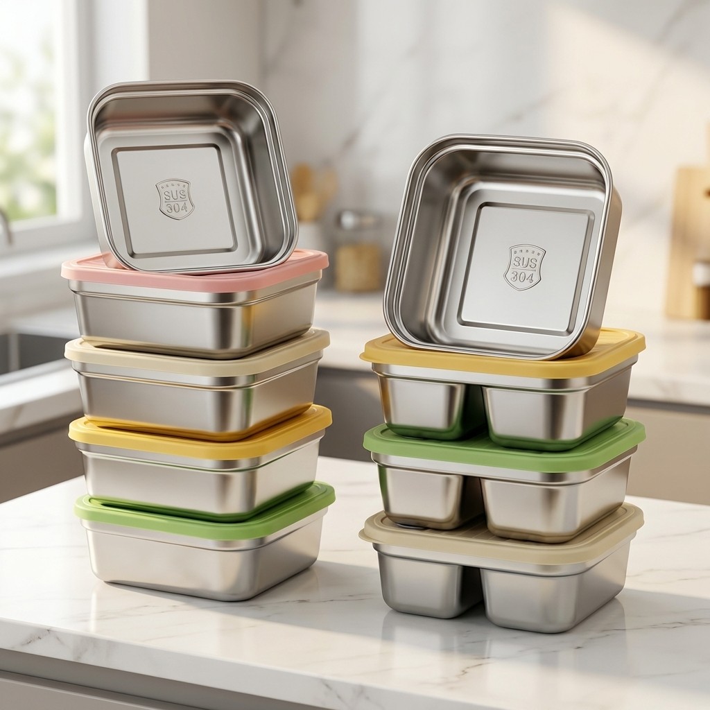 Meal Prep Freezer - Meyve Sebze Saklama Kabı İstiflenebilir Büyük
