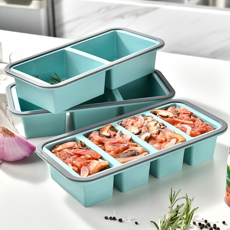Meal Prep Oatmeal - Büyük Buz Küpü Dondurucu Kalıpları -