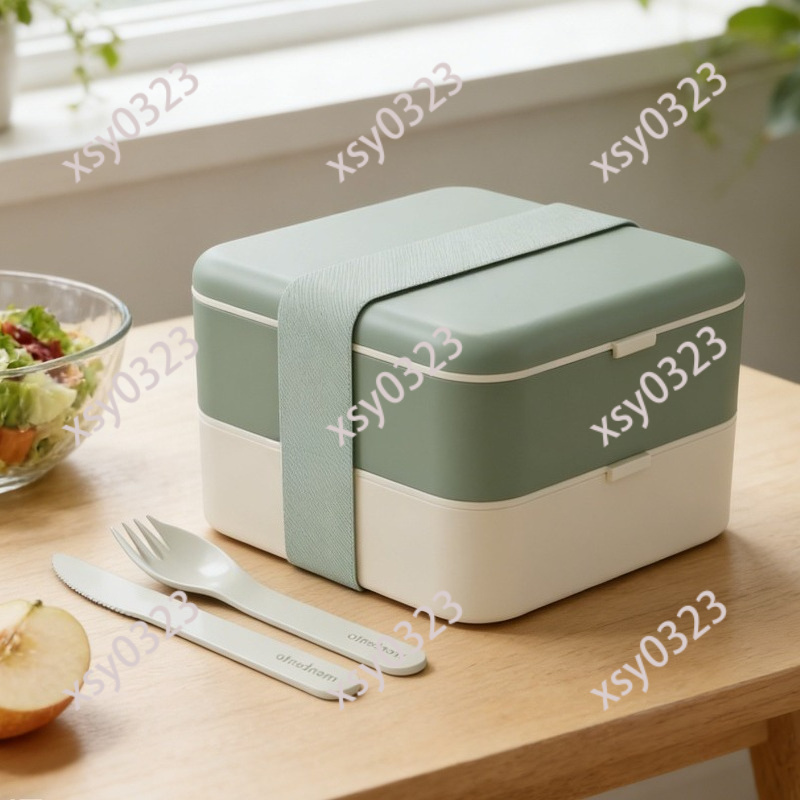 Meal Prep For Office - Mikrodalgada Kullanılabilir Bölmeli Bento Kutusu Taşınabilir