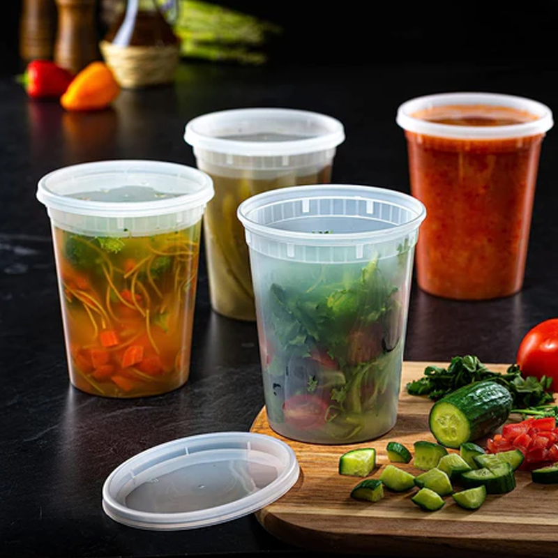 Meal Prep Freezer - Gıda depolama kapaklı konteynerler dondurucu saklama