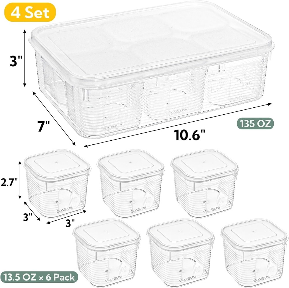 28 Parçalı Buzdolabı Düzenleyi - Meal Prep Veggie incelemesi ve fiyatı