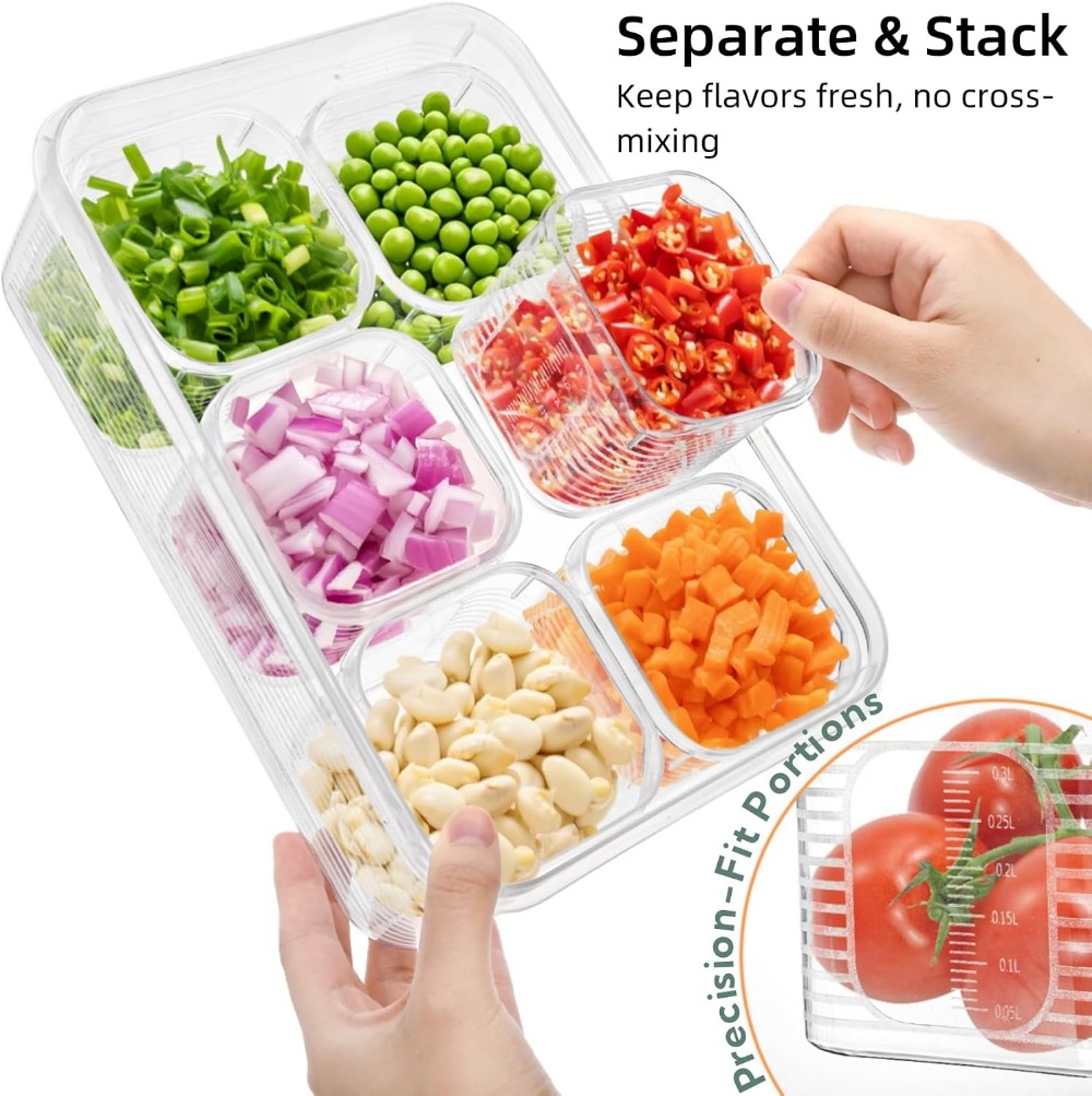 28 Parçalı Buzdolabı Düzenleyi - Meal Prep Veggie incelemesi ve fiyatı