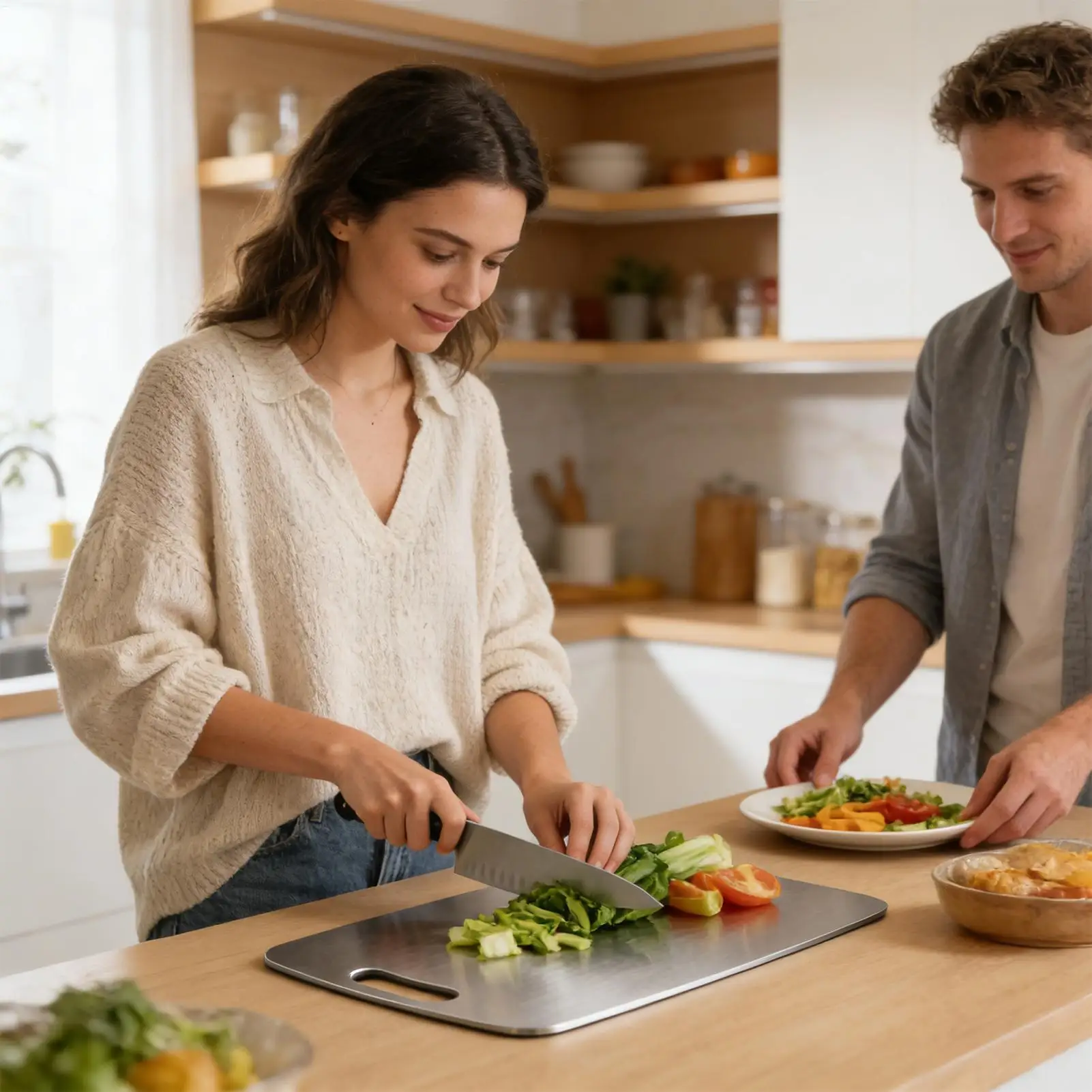 Paslanmaz Çelik Doğrama Tahtas - Meal Prep Veggie incelemesi ve fiyatı