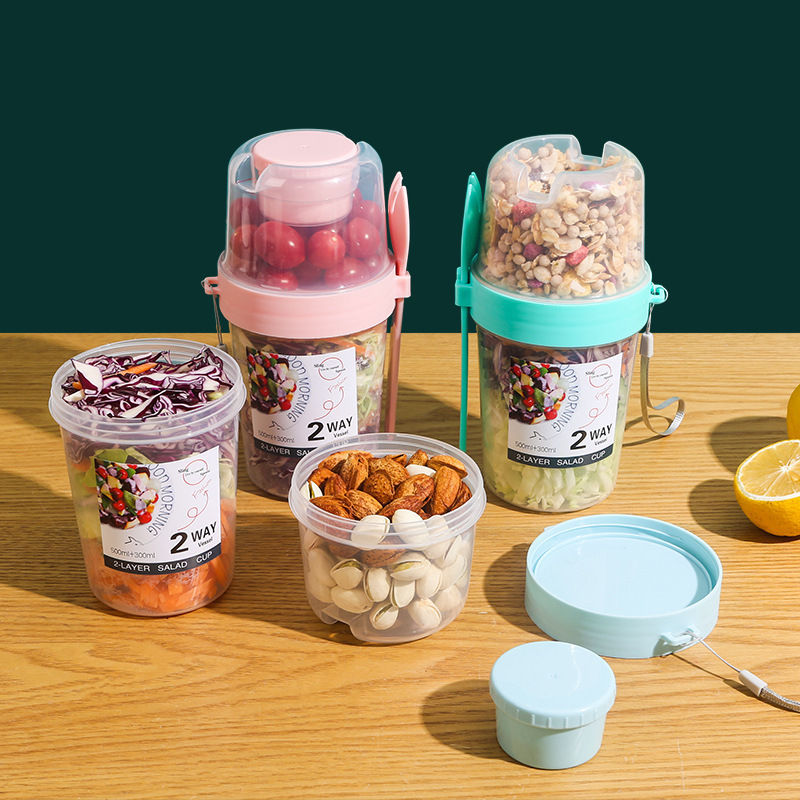 Salata Yulaf Ezmesi Kabı 500ml - Meal Prep Oatmeal incelemesi ve fiyatı
