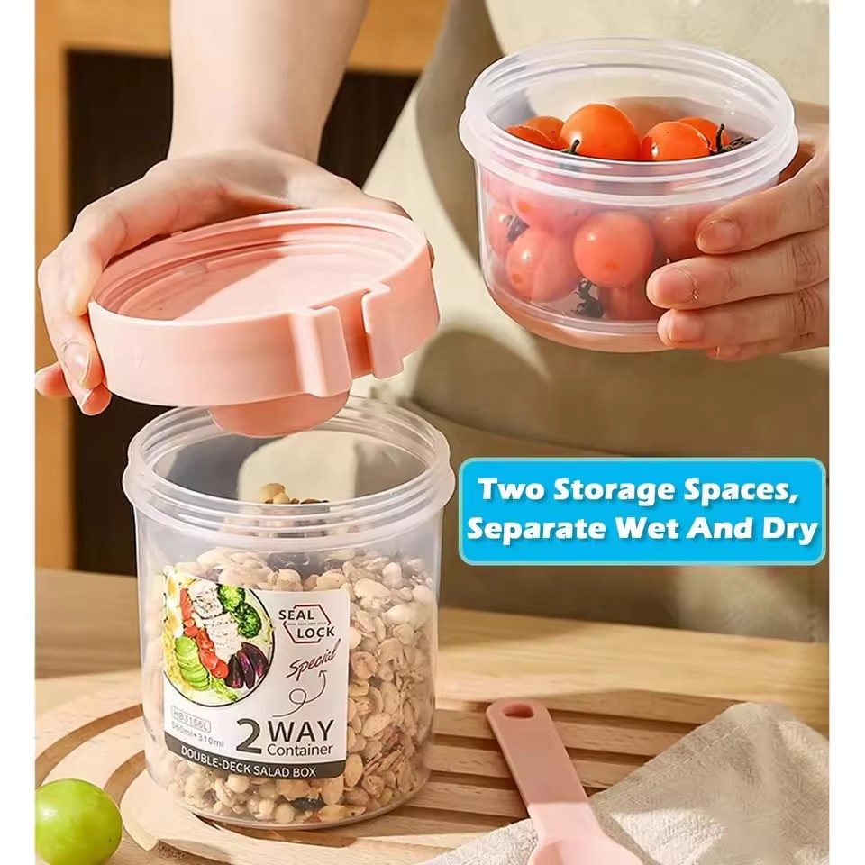 Salata Yulaf Ezmesi Kabı 500ml - Meal Prep Oatmeal incelemesi ve fiyatı