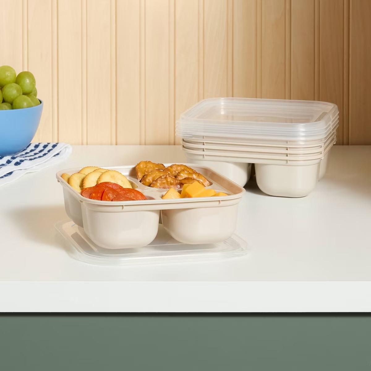 10 Parça 5 Bölmeli Plastik Atı - Meal Prep Oatmeal incelemesi ve fiyatı