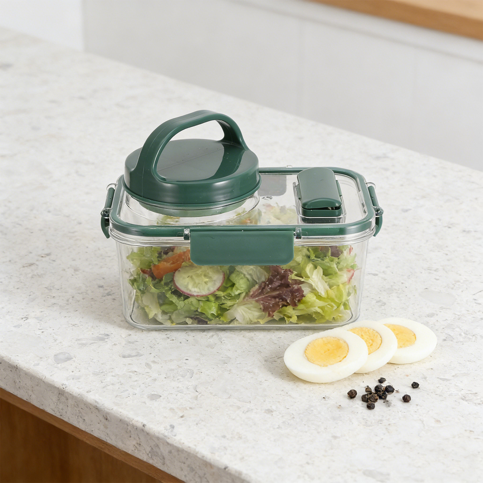 Sos Kabı ve Çatalı ile Sızdırm - Meal Prep For Office incelemesi ve fiyatı