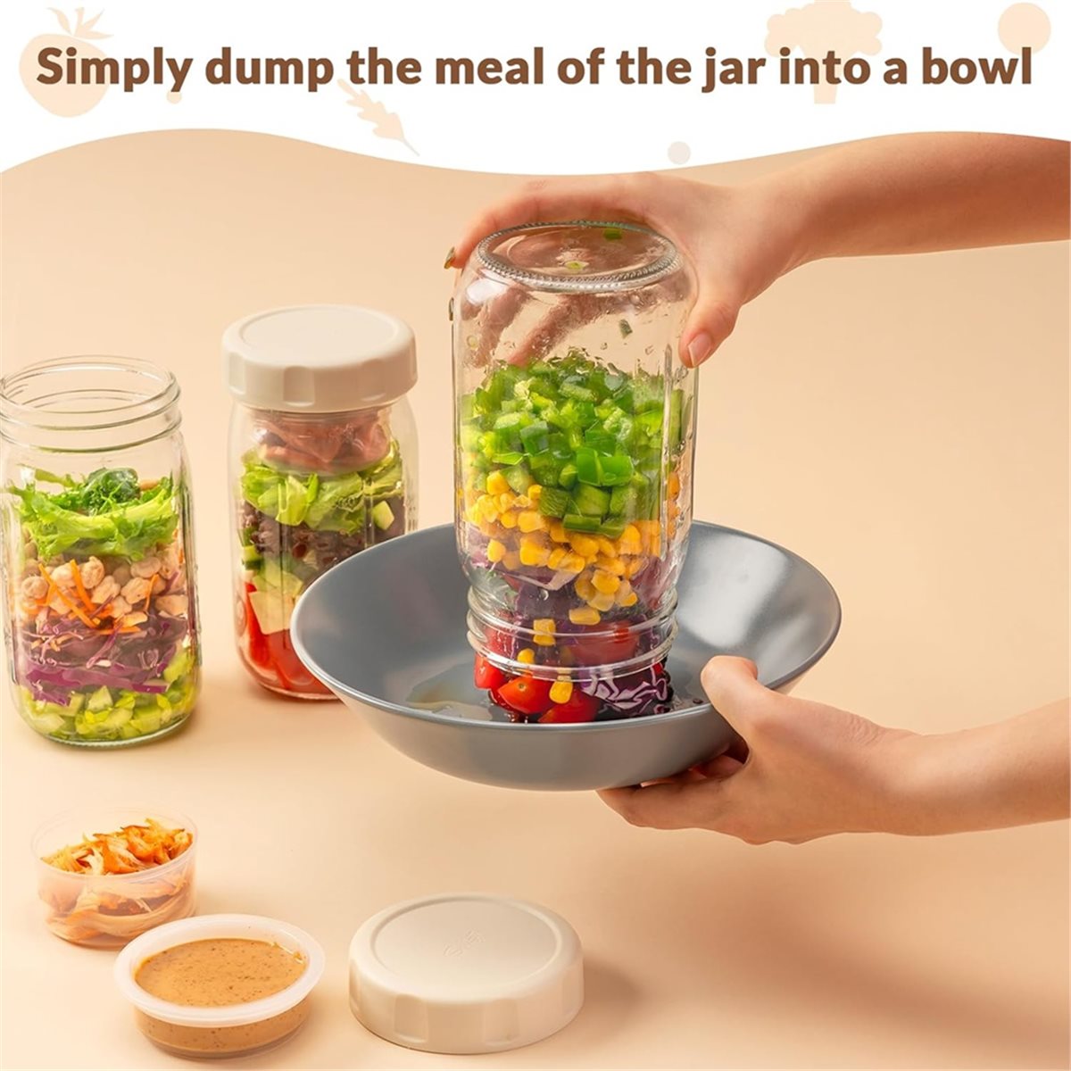 A67T YENİ 4'lü Cam Salata Kava - Meal Prep Glass incelemesi ve fiyatı