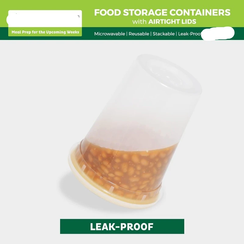 [24 Set] 8oz-32 Oz plastik Del - Meal Prep Freezer incelemesi ve fiyatı