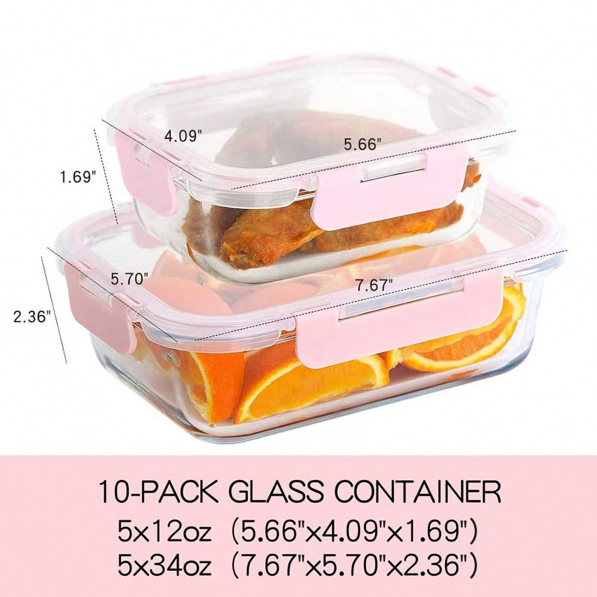 10'lu Paket Cam Yemek Hazırlık - Meal Prep Glass incelemesi ve fiyatı