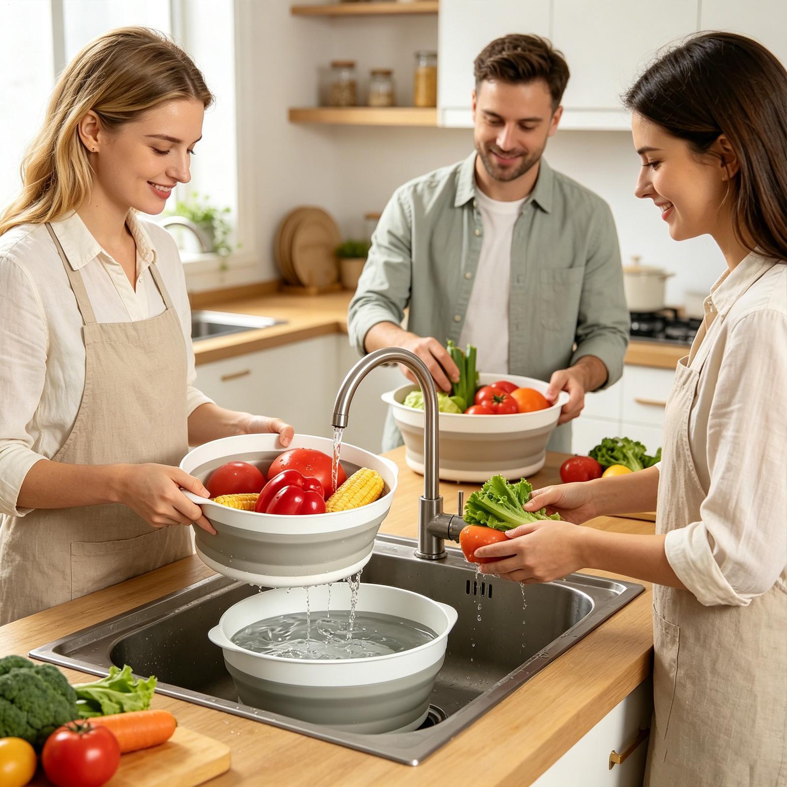 Katlanabilir Süzgeç Çift Katma - Meal Prep Veggie incelemesi ve fiyatı