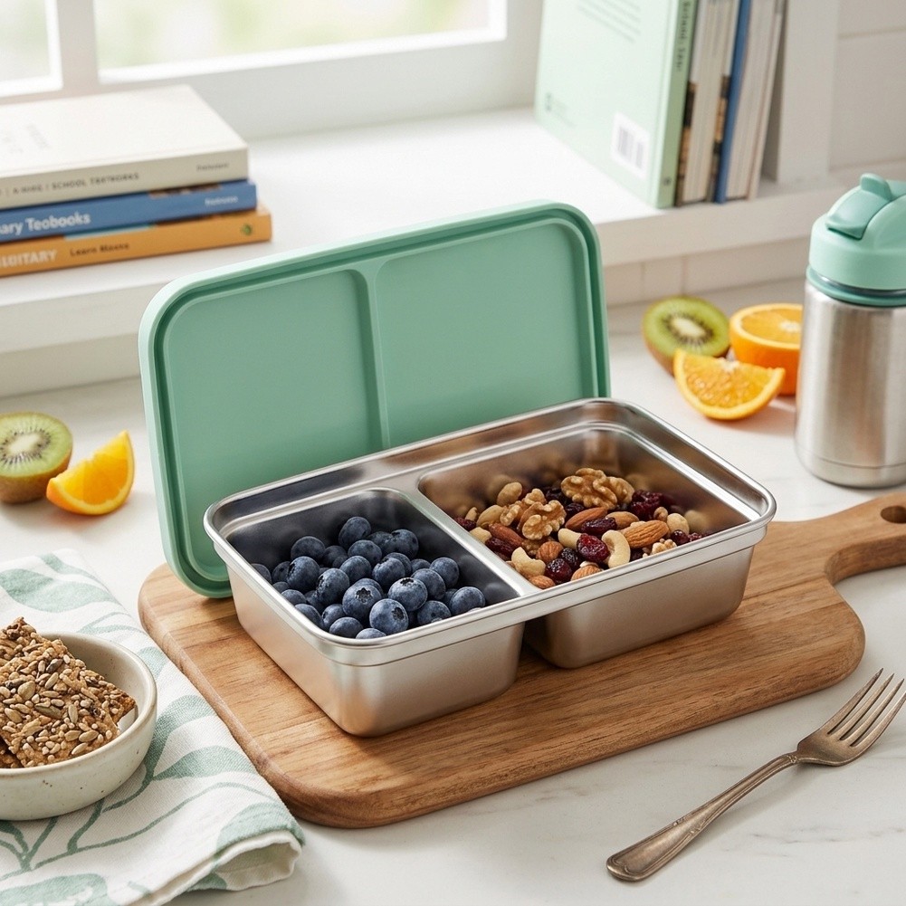 Çocuklar için 2 Bölmeli İstifl - Meal Prep Snacks For Toddlers incelemesi ve fiyatı