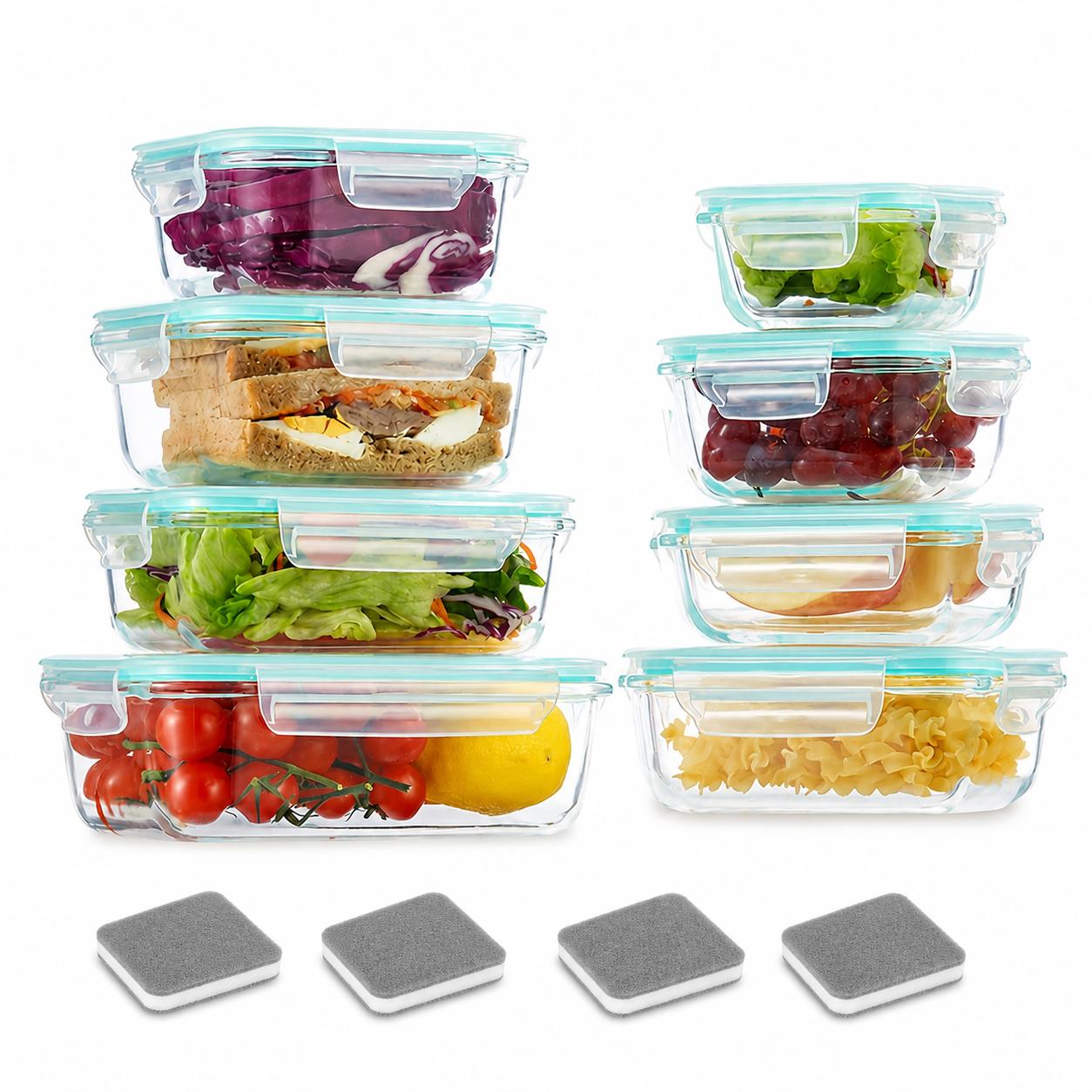 16 adet Mühürlü Cam Gıda Sakla - Meal Prep Glass incelemesi ve fiyatı