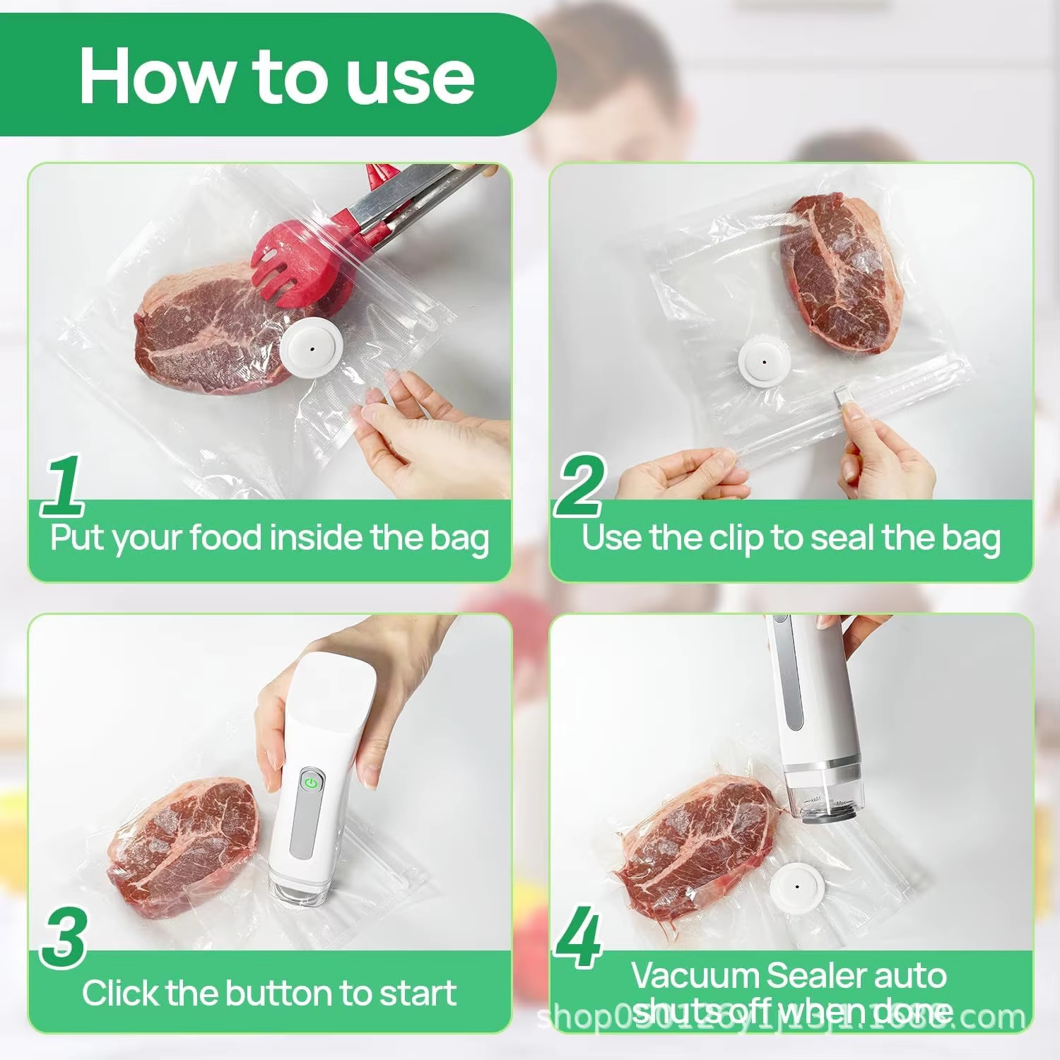 Görsel Su Depolama Tanklı Gıda - Meal Prep Vacuum Seal incelemesi ve fiyatı