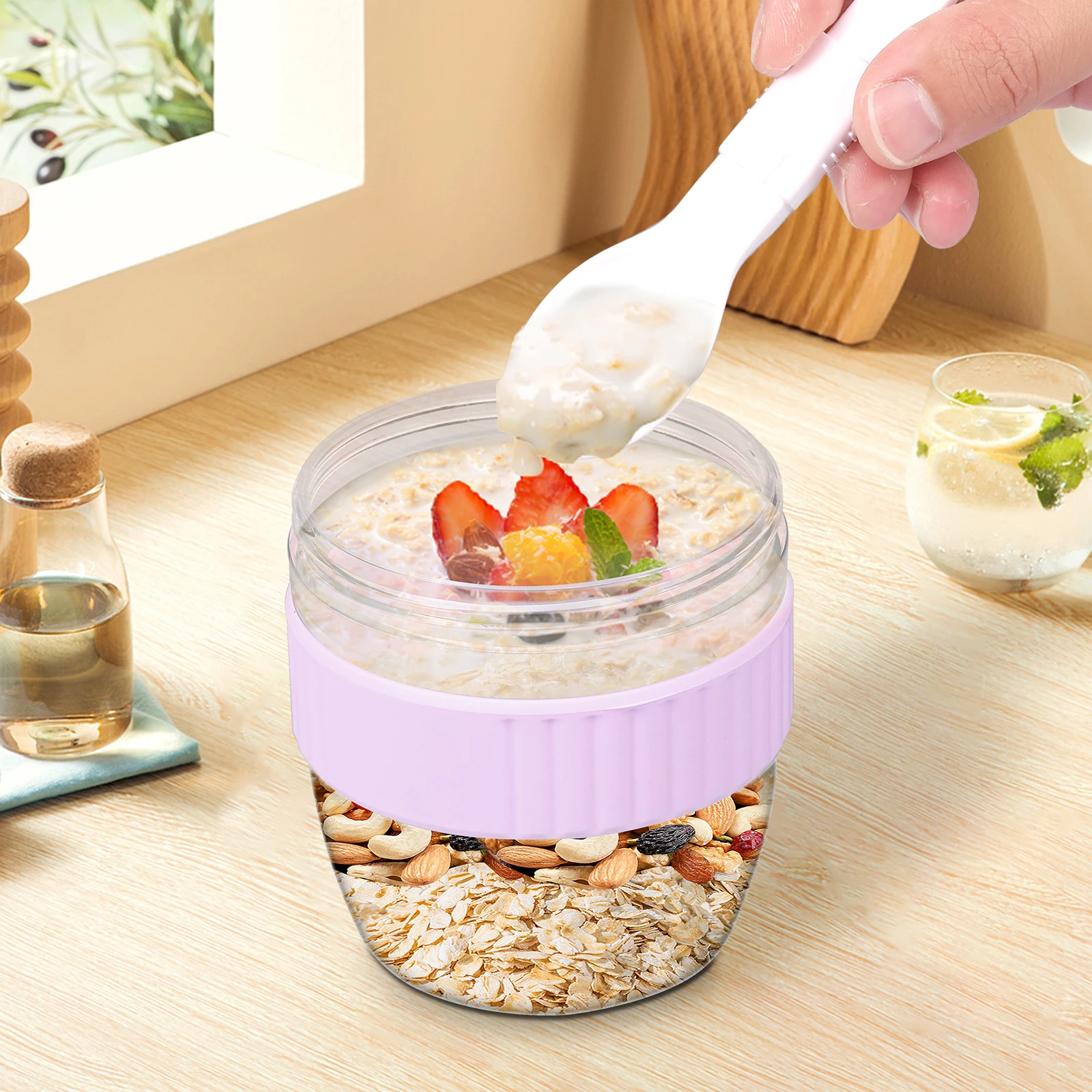 Çift Katmanlı Gece Boyu Yulaf  - Meal Prep Oatmeal incelemesi ve fiyatı