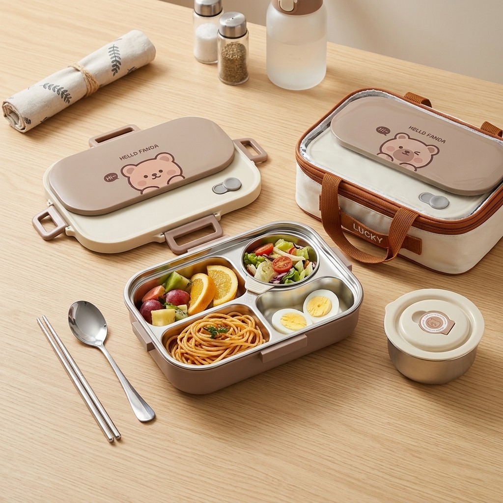 304 Paslanmaz Çelik Bento Kutu - Meal Prep Plan incelemesi ve fiyatı